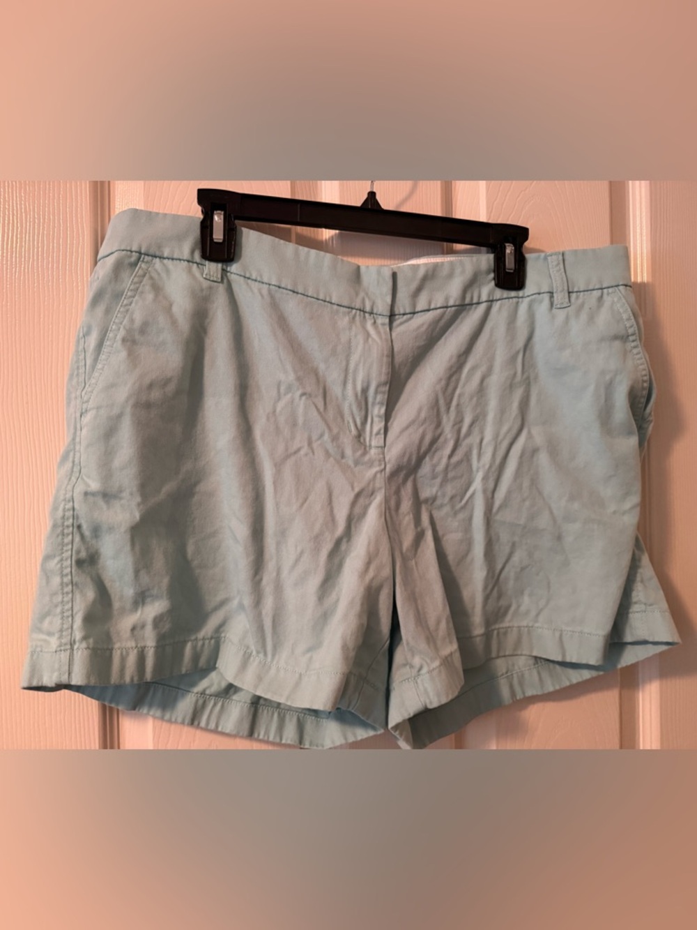 NWOT J.CREW Light Blue Women's Casual Chino Shorts